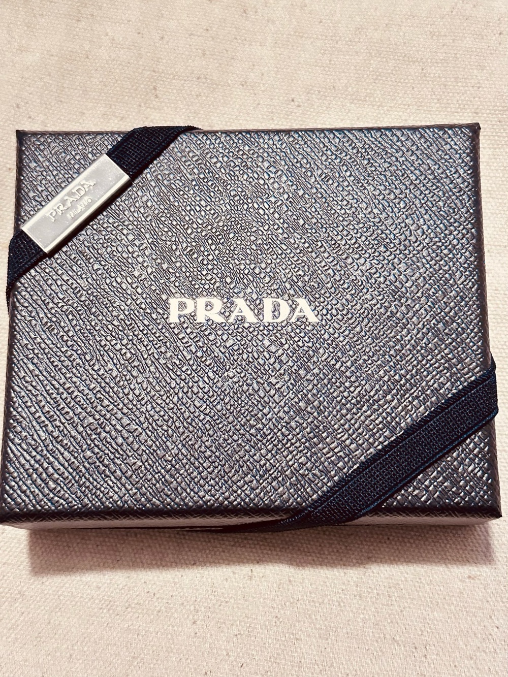Prada | Card Case | Prada Caramel Leather Card Case with Gold Logo - Picture 4 of 6